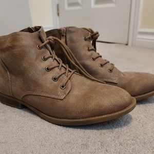 Torrid Tan Boots, Wide Width, size 10